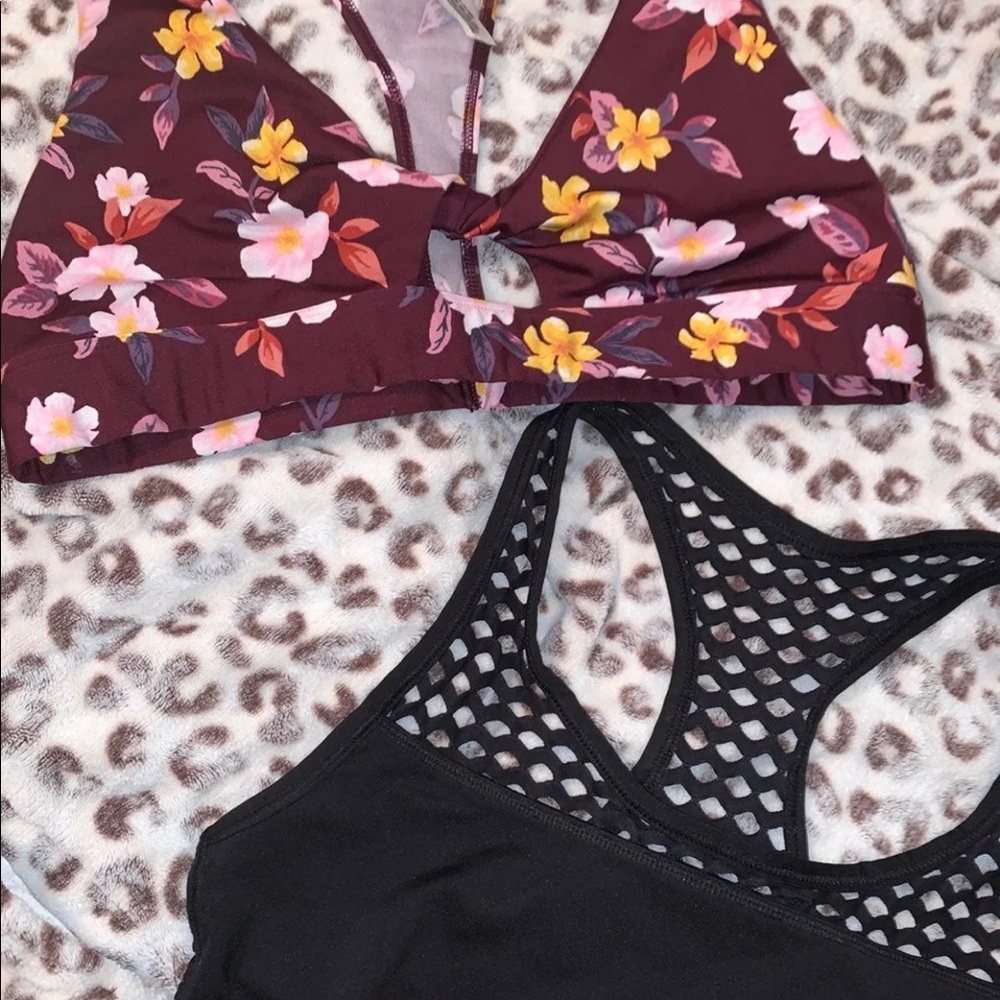 (2) PINK Ultimate Sports Bras